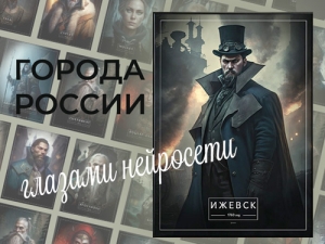 Выставка открыток «Города России глазами нейросети»